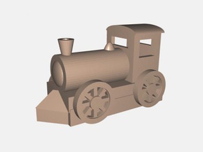 messicano ferroviaria gratuita modello 3d - scaricare il file stl I giocattoli Macchine piccolo giocattolo treno 3d print model - Mito3D