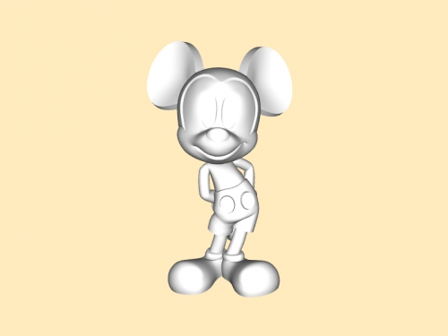 mickey toys cartoons 3D print model - Mito3D