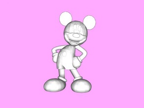 mickey mouse obj toys cartoons 3d print model - Mito3D