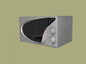 microwave free 3d model - download obj file Toys Machinery miniature 3d print model - Mito3D