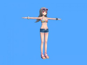 miharu hirano free 3d model - download obj file Toys Games tekken heroine swimsuit 3d print model - Mito3D