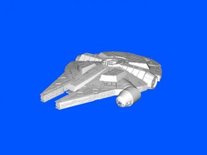 millennium falcon toys films 3d print model - Mito3D