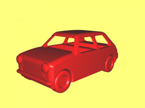 mini coche vehiculo juguetes maquinaria 3d print model - Mito3D