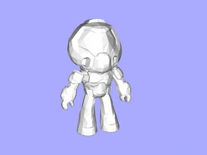 mini space marine free 3d model - download stl file Toys Games figurine brave soldier 3d print model - Mito3D