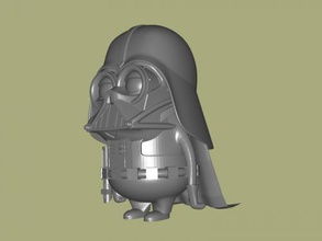 lacaio darth vader brinquedos desenhos animados 3d print model - Mito3D