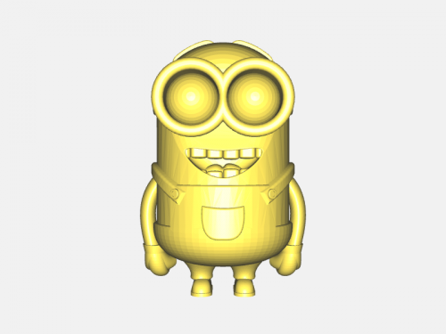 minion dave toys cartoons 3D print model - Mito3D