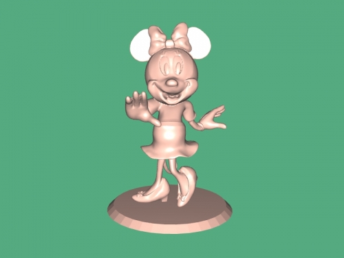 minnie fare oyuncaklar çizgi filmler 3D print model - Mito3D