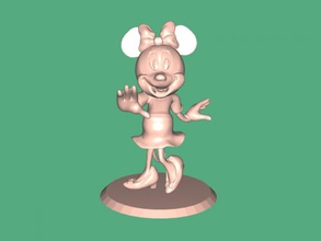 minnie topo giocattoli cartoni animati 3d print model - Mito3D