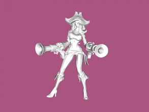 miss fortune toys games 3d print model - Mito3D