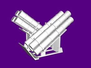 mk 141 Kostenlose 3d-Modell - download-stl-Datei Spielzeug Maschinen missile launcher Harpune stl-Datei 3d print model - Mito3D