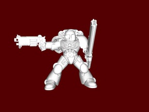 mk vii marine free 3d model - download stl file Toys Games space paratrooper power armor 3d print model - Mito3D