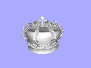 monarca de la corona libre modelo 3d - descargar archivo obj De moda Los adornos detallado 3d print model - Mito3D