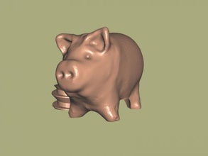money box free 3d model - download stl file Home Accessories simple low poly 3d print model - Mito3D