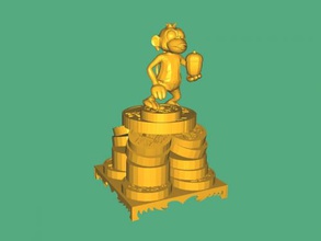 money monkey toys animals 3d print model - Mito3D