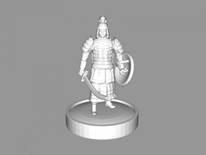 mongolian warrior toys people 3d print model - Mito3D