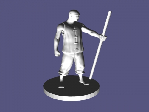 monk toys people 3D print model - Mito3D