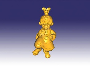 monkey king kid free 3d model - download stl file Toys Animals cheerful cute 3d print model - Mito3D