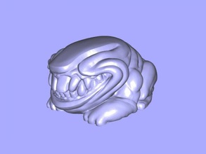 monster Frosch Kostenlose 3d-Modell - download-stl-Datei Spielzeug Tiere menschliche Zähne stl-Datei 3d print model - Mito3D