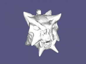 monster skull keychain fashion accessories 3d print model - Mito3D