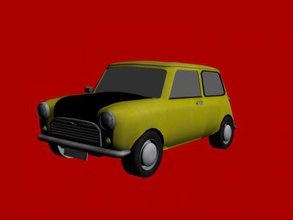mr bean auto gratuita modello 3d - scaricare il file obj I giocattoli Film compact inglese di 3d print model - Mito3D