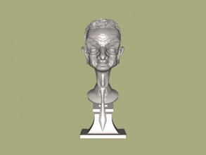 mr bean free 3d model - download stl file Art Sculpture bust famous comic character 3d print model - Mito3D