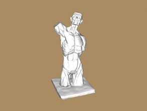 monaco torso arte scultura 3d print model - Mito3D