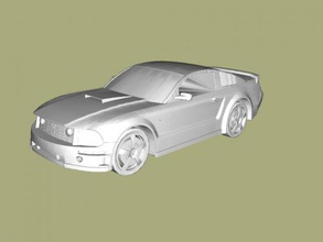 muscle car free 3d model - download obj file Toys Machinery class cars which existed us mid-1960 mid-1970 3d print model - Mito3D