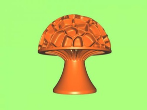 cogumelo do abajur livre modelo 3d - download de arquivo stl A casa Interior interessante 3d print model - Mito3D
