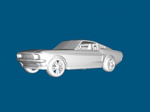 mustang printable free 3d model - download stl file Toys Machinery optimized 3d print model - Mito3D