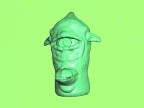 muzzle-fingertip free 3d model - download stl file Home Accessories funny face unknown substance 3d print model - Mito3D