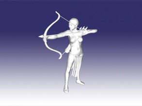 naked archer toys people 3d print model - Mito3D