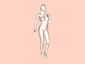 naked girl toys people 3d print model - Mito3D