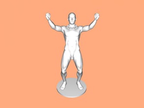 naked man toys people 3d print model - Mito3D