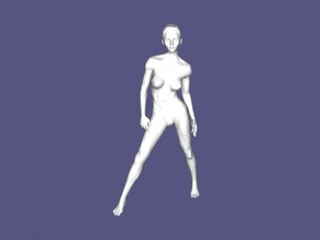naked slender girl toys people 3d print model - Mito3D