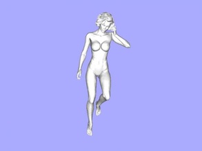 naked woman obj toys people 3d print model - Mito3D