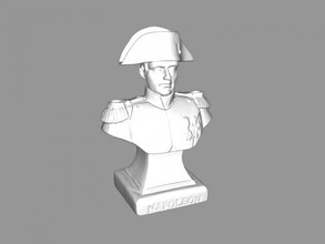 napoleone obj arte scultura 3d print model - Mito3D