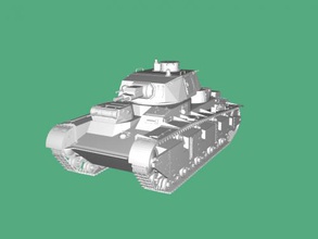 nbfz free 3d model - download stl file Toys Machinery german experimental tank 3d print model - Mito3D