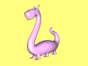 nessie Kostenlose 3d-Modell - download-stl-Datei Spielzeug Cartoons schönes Modell See-monster, das die stl-Datei 3d print model - Mito3D