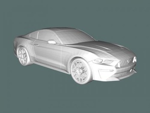 ford mustang spielzeuge maschinen 3d print model - Mito3D