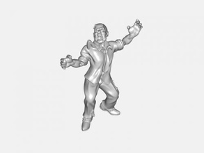 novo zombie free 3d modelo - download de arquivo stl Brinquedos Desenhos animados zumbi boa roupa 3d print model - Mito3D