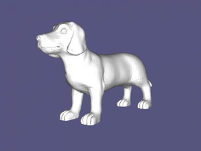 agile chien jouets animaux 3d print model - Mito3D
