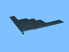 northrop b-2 spirit free 3d model - download stl file Toys Machinery american strategic bomber 3d print model - Mito3D