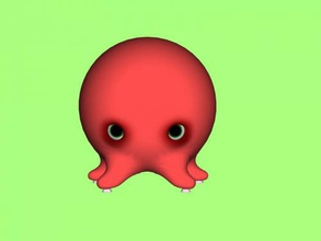 octopus free 3d model - download obj file Toys Animals touching creation 3d print model - Mito3D