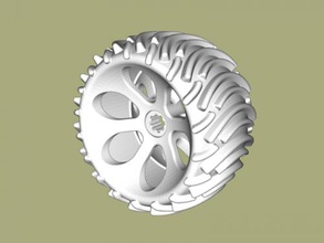 offroad wheel toys machinery 3d print model - Mito3D