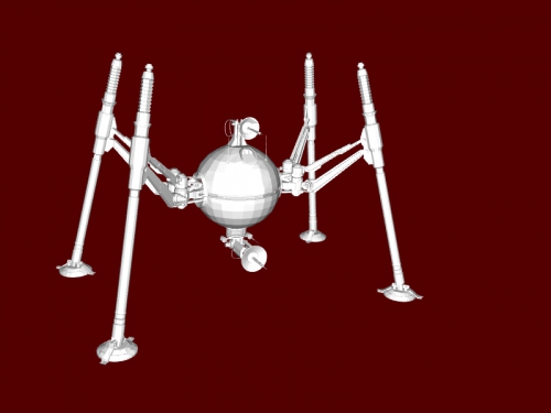 og-9 free 3d model - download stl file Toys Games spider droid 3D print model - Mito3D