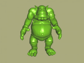ogre free 3d model - download stl file Toys Animals scary creature 3d print model - Mito3D