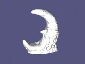 Eski Ay ücretsiz 3d model download stl dosyası Oyuncaklar Çizgi film sihirli ay gece gökyüzü dosya 3d print model - Mito3D