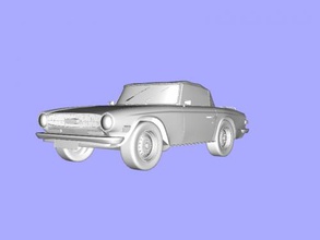 old roadster obj toys machinery 3d print model - Mito3D