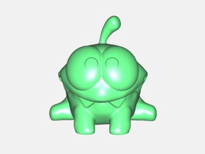 om nom ücretsiz 3d model download stl dosyası Oyuncaklar Çizgi film karikatür yeşil canavar dosya 3d print model - Mito3D