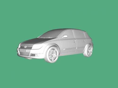 opel astra obj brinquedos maquinaria 3D print model - Mito3D